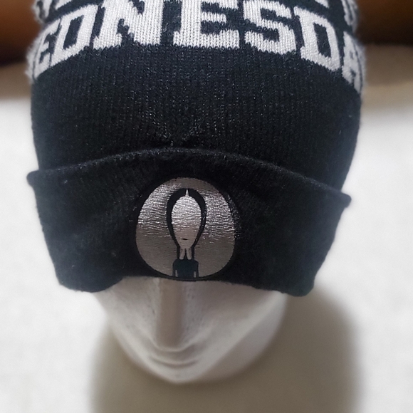 "Every Day is Wednesday" Addams Toque for Sale - Picture 2 of 3